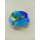 Glas Vase farbe H.34x10cm