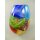 Glas Vase farbe H.34x10cm