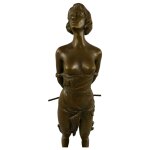 Bronzeskulptur Bronzefigur Frau #86013