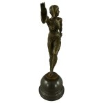 Bronzeskulptur Bronzefigur Frau #86239