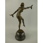 Bronzeskulptur Bronzefigur Frau #86239