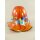 Glas Vase farbe D.43x22cm