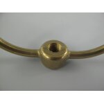 Lampenhalter(Gaffel) Messing H.15x10cm