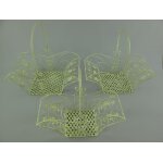 Korbset Eisen weiß Set/3 H.38/41/43-L.41/44/47cm