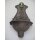 Wandbrunnen Alu Guß rustikal braun H.65cm