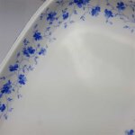 Henkelschale Arzberg Form 1382 Blaublüten gebraucht - akzeptabel