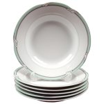 6er Set Suppenteller 21,9 cm Colditz gebraucht - gut