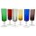 6er Set Longdrinkglas Bunt gebraucht - sehr gut