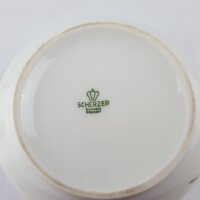 Zuckerdose Goldrand Zeh Scherzer Unbestimmten Formen Blumendekor Blumen gebraucht - gut