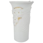 Vase 23,3 cm AK Kaiser Weiß gebraucht - sehr gut