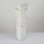 Vase 23,3 cm AK Kaiser Weiß gebraucht - sehr gut