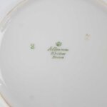Ragoutterrine Terrine Servierschüssel 1,3 L Seltmann Weiden Form 25475 grau gold Dekor gebraucht - gut