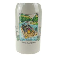 Bierkrug Sammelkrug 0,5 L Flößfahrt auf der...