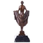 Skulptur Figur Bronzeskulptur Bronzefigur Weiblicher Akt #88080