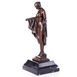 Skulptur Figur Bronzeskulptur Bronzefigur Weiblicher Akt #88080