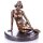 Skulptur Figur Bronzeskulptur Bronzefigur Weiblicher Akt #88081