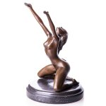 Skulptur Figur Bronzeskulptur Bronzefigur Weiblicher Akt #88089