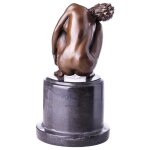 Skulptur Figur Bronzeskulptur Bronzefigur Weiblicher Akt...