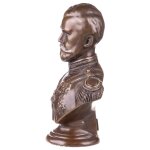 Skulptur Figur Bronzeskulptur Bronzefigur Bronze Büste Zar Nicolaus II.