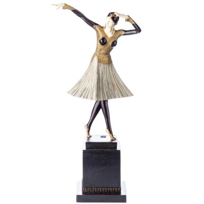 Skulptur Figur Bronzeskulptur Bronzefigur Tänzerin Miro