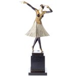 Skulptur Figur Bronzeskulptur Bronzefigur Tänzerin Miro
