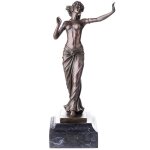 Skulptur Figur Bronzeskulptur Bronzefigur Tänzerin Akt