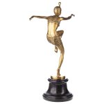 Skulptur Figur Statue Bronzeskulptur Bronzefigur Bronze...