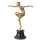 Skulptur Figur Statue Bronzeskulptur Bronzefigur Bronze poliert Tänzerin Con Brio nach F.Preiss