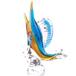 Skulptur Glas Fisch Murano-Stil