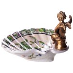 Schale Porzellan/Messing Engel #88159