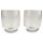 2er Set Schnapsgläser Pinnchen Schnapsglas Blumen Transparent gebraucht - sehr gut