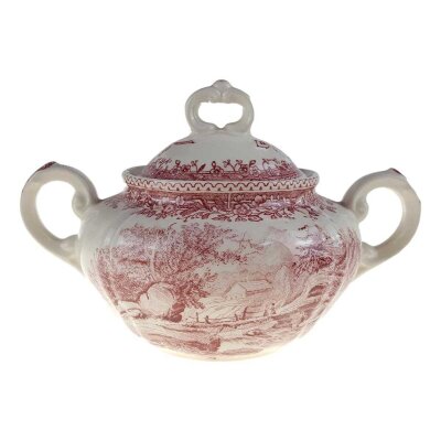 Zuckerdose groß Villeroy & Boch Burgenland Rot