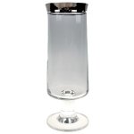 Bierglas Thomas Porzellan Platinrand Transparent Germany...