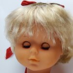 2er Set Puppen 48 cm Schlafaugen Souvenir