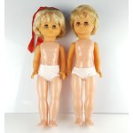2er Set Puppen 48 cm Schlafaugen Souvenir