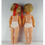 2er Set Puppen 48 cm Schlafaugen Souvenir