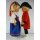 2er Set Puppen 48 cm Schlafaugen Souvenir