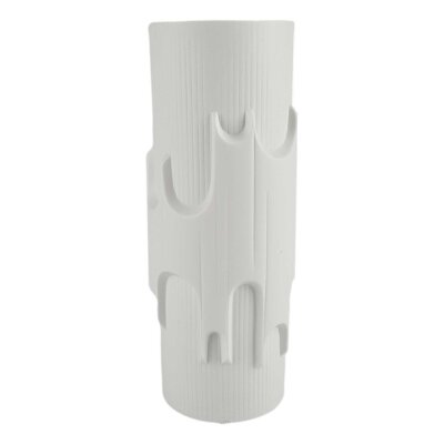 Vase Blumenvase 24,8 cm Zeh Scherzer Weiß gebraucht - defekt