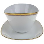 Sauciere Goldrand 1tlg 0,45 L PMR Jaeger & Co Bavaria...