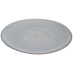 Untertasse für Kaffee 13,8 cm Karolina Schwarzer Rand gebraucht - gut