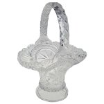 Schale Henkelkorb Glas Transparent