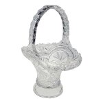 Schale Henkelkorb Glas Transparent