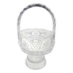 Schale Henkelkorb Glas Transparent