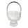 Schale Henkelkorb Glas Transparent