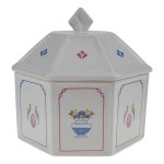 Deckeldose Bonboniere 16 cm gebraucht - defekt