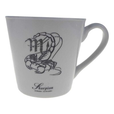 Kaffeetasse Kaffeebecher 0,2 L Schloß Amalienburg Sternzeichen Skorpion gebraucht - akzeptabel