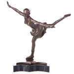 Skulptur Figur Statue Bronzeskulptur Bronzefigur Bronze...