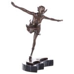 Skulptur Figur Statue Bronzeskulptur Bronzefigur Bronze...