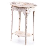 Gusseisen Jugendstil Beistelltisch Maße (HxBxT) ca....
