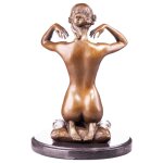Skulptur Figur Statue Bronzeskulptur Bronzefigur Bronze...